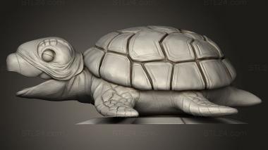 Figurines simple (roshy turtle, STKPR_5677) 3D models for cnc