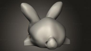 Figurines simple (celular infantiles conejito little bunny, STKPR_5692) 3D models for cnc