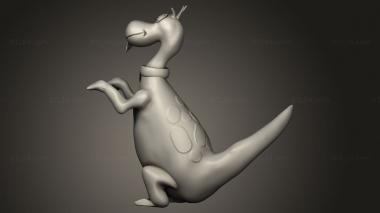 Figurines simple (Dino, STKPR_5696) 3D models for cnc