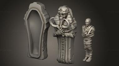 Figurines simple (Sarcophagus, STKPR_5744) 3D models for cnc