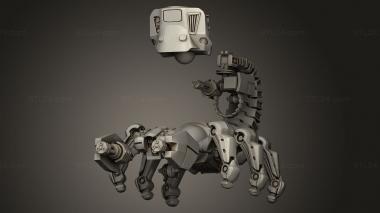 Figurines simple (Scorpio Tank Mech, STKPR_5763) 3D models for cnc