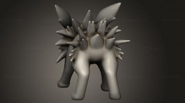 Figurines simple (Scrazyone Jolteon, STKPR_5767) 3D models for cnc