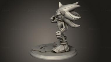 Figurines simple (Shadow The Hedgehog Sonic Adventure, STKPR_5803) 3D models for cnc