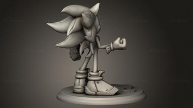 Figurines simple (Shadow The Hedgehog Sonic Adventure, STKPR_5803) 3D models for cnc