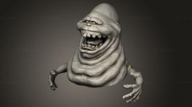 Figurines simple (Slimer Resculpted Remixed, STKPR_5873) 3D models for cnc