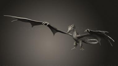 Figurines simple (Smaug, STKPR_5878) 3D models for cnc