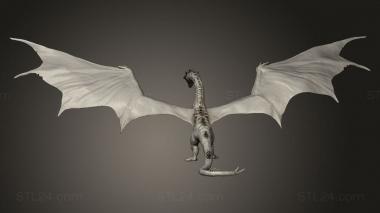 Figurines simple (Smaug, STKPR_5878) 3D models for cnc