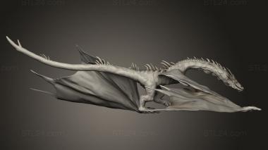 Figurines simple (Smaug, STKPR_5880) 3D models for cnc