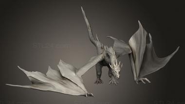 Figurines simple (Smaug, STKPR_5880) 3D models for cnc