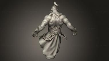 Figurines simple (Spell Blades Djinn, STKPR_5929) 3D models for cnc