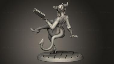 Figurines simple (stacy the succubus accountant stacy the succubus, STKPR_5945) 3D models for cnc