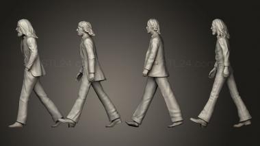 Figurines simple (The Beatles, STKPR_6034) 3D models for cnc