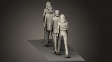 Figurines simple (The Beatles, STKPR_6034) 3D models for cnc