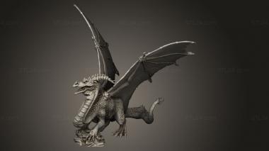 Figurines simple (The Dragons Lair Dragon, STKPR_6047) 3D models for cnc