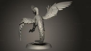 Figurines simple (The Flying Raptor, STKPR_6060) 3D models for cnc