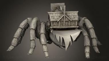 Figurines simple (The Gunslinger Lodge Giant Tarantula Building, STKPR_6078) 3D models for cnc