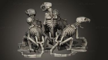 Figurines simple (Skeletal Rat Sw, STKPR_6086) 3D models for cnc