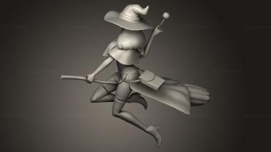 Figurines simple (The Witch, STKPR_6116) 3D models for cnc