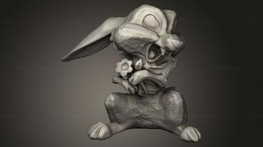 Figurines simple (Thumper Evil Bad Rabbit mix, STKPR_6132) 3D models for cnc