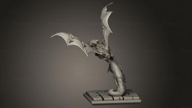 Figurines simple (Night Legion Bat, STKPR_6137) 3D models for cnc