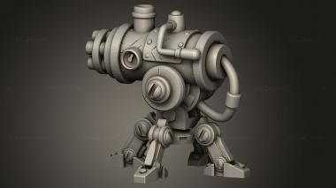 Figurines simple (Tinkering Gnomes Mini Boom Turret, STKPR_6149) 3D models for cnc