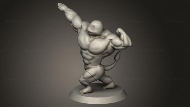 Figurines simple (ultra swole cer, STKPR_6226) 3D models for cnc