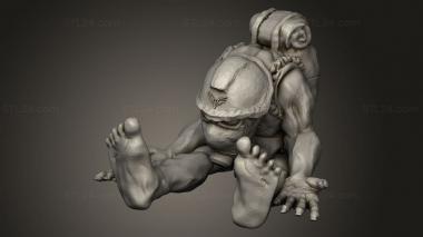 Figurines simple (Unlucky Goblins, STKPR_6240) 3D models for cnc