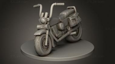 Figurines simple (Vault Premium Merida Motorcycle w, STKPR_6288) 3D models for cnc