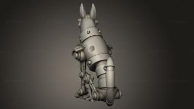 Figurines simple (Warforged Artificer pet, STKPR_6357) 3D models for cnc