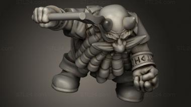 Figurines simple (Warhammer, STKPR_6382) 3D models for cnc