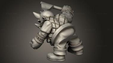 Figurines simple (Warhammer, STKPR_6382) 3D models for cnc