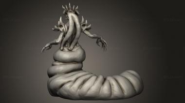 Figurines simple (Weaverworm, STKPR_6402) 3D models for cnc