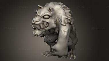 Figurines simple (Werewolf Flix, STKPR_6404) 3D models for cnc