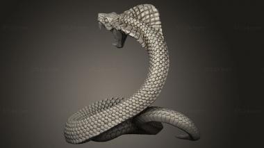 Figurines simple (Giant Snakes Snake, STKPR_6418) 3D models for cnc