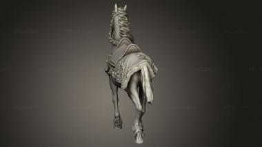 Figurines simple (Winged HUSSAR HORSE, STKPR_6429) 3D models for cnc