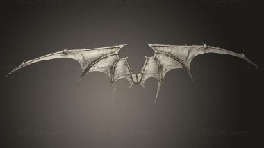 Figurines simple (wings Bat, STKPR_6433) 3D models for cnc