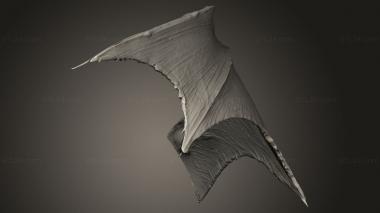 Figurines simple (wings Bat, STKPR_6439) 3D models for cnc