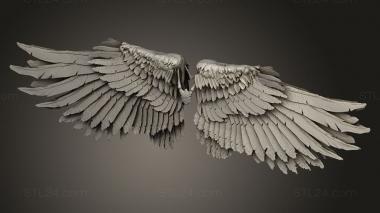 Figurines simple (wings Bird, STKPR_6440) 3D models for cnc