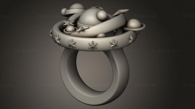 Figurines simple (Xmas Planet Ring, STKPR_6542) 3D models for cnc