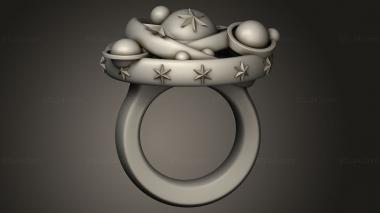 Figurines simple (Xmas Planet Ring, STKPR_6542) 3D models for cnc