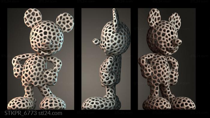 Mickey mouse voronoi