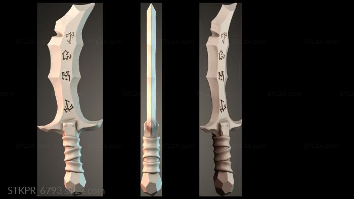 Stylized sword