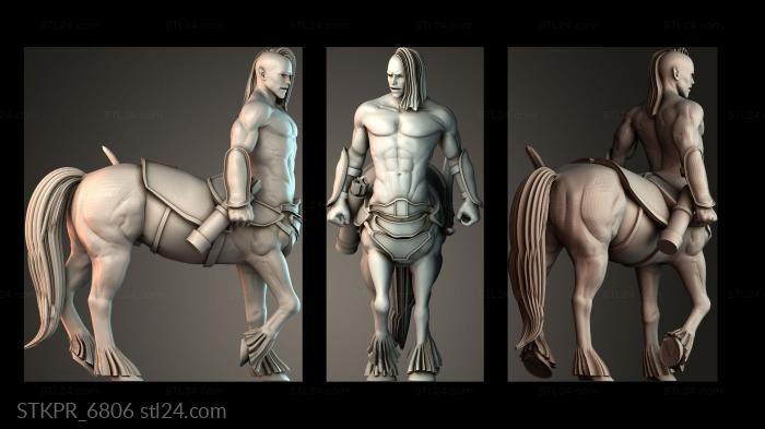 Figurines simple (Centaur, STKPR_6806) 3D models for cnc