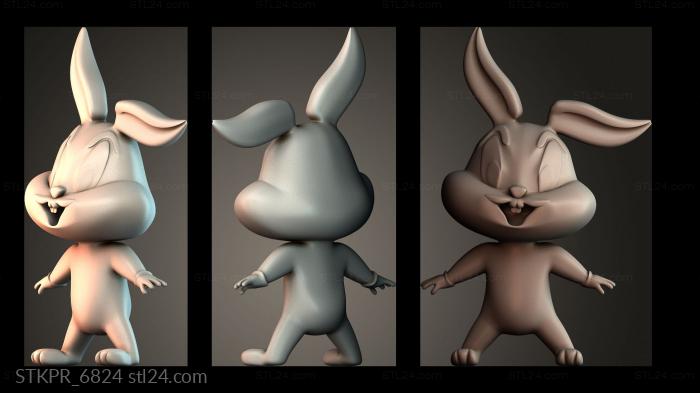 Baby Bugs Bunny and 3d