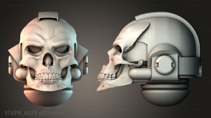 Chaplain helmet head