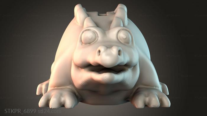 Cartoon Bank Alligator