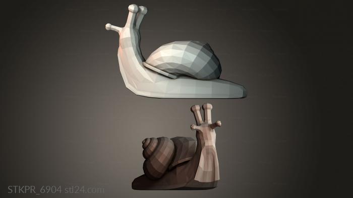 Snail low poly