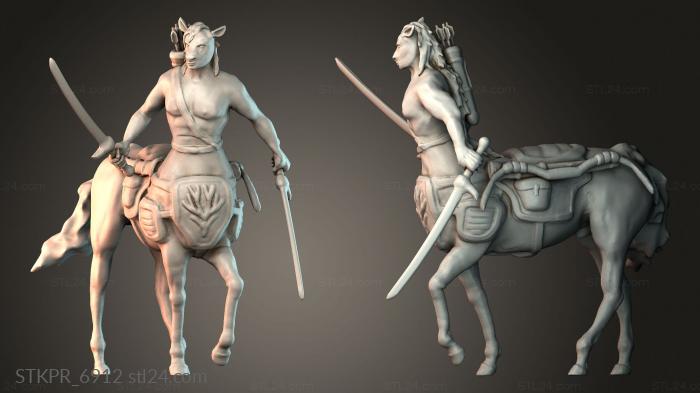 centaur with swords