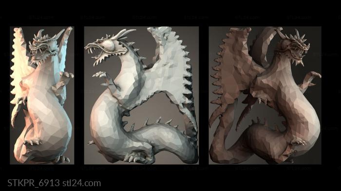 Stylized dragon