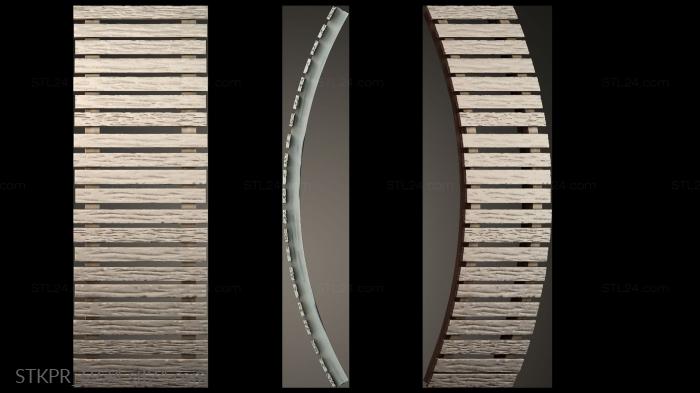 Figurines simple (Wooden bridge, STKPR_6934) 3D models for cnc